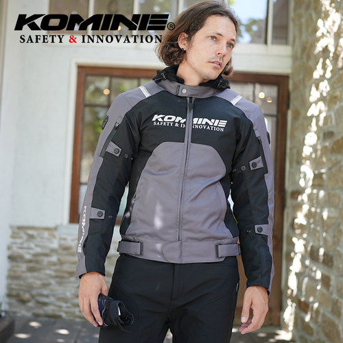 KOMINE秋冬季休闲防水骑行服夹克