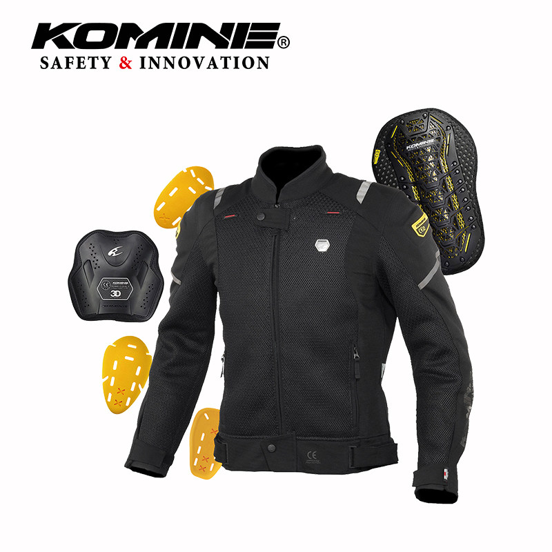 KOMINE夏季3D网眼骑行服摩托车高性能旗舰款赛车服防摔透气JK-148