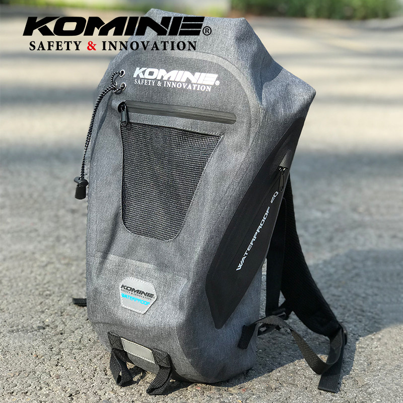KOMINE 摩托车摩旅骑行装备TPU涂层无缝防水双肩包户外运动SA-236