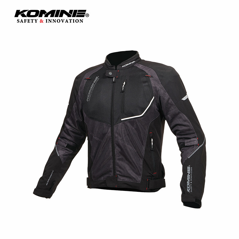 日本komine骑行服男摩托车夏季重机车防摔骑士服带防水内胆JK-139