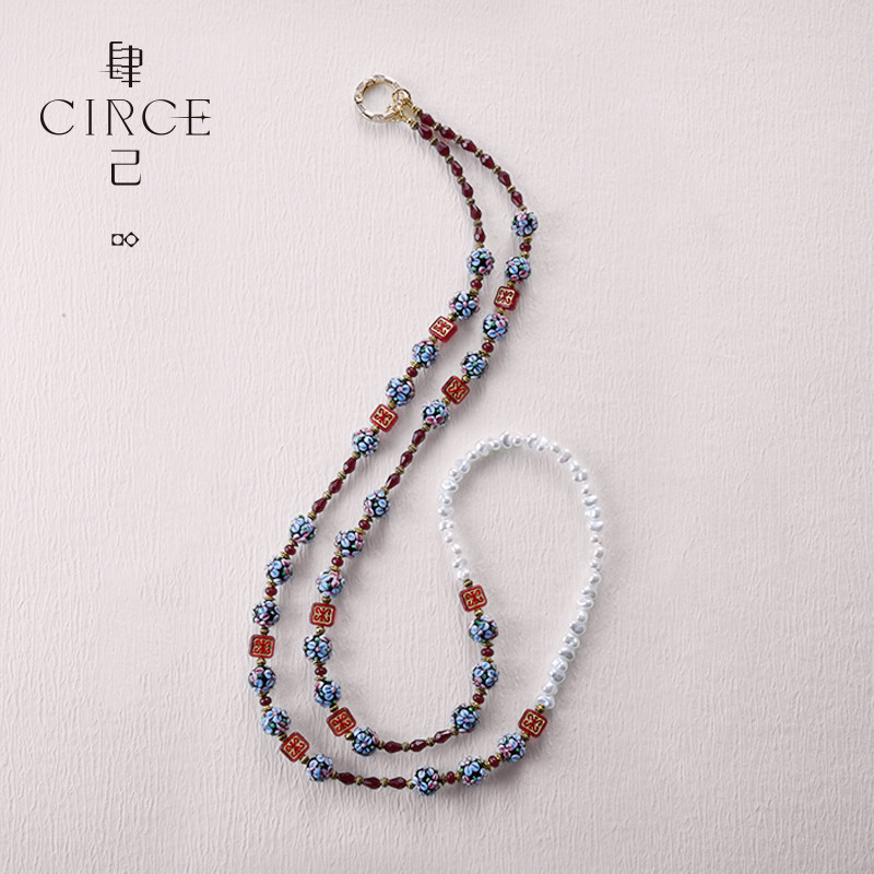 肆己【霓裳-朱】多功能链百搭链华丽复古链时尚饰品送礼礼物