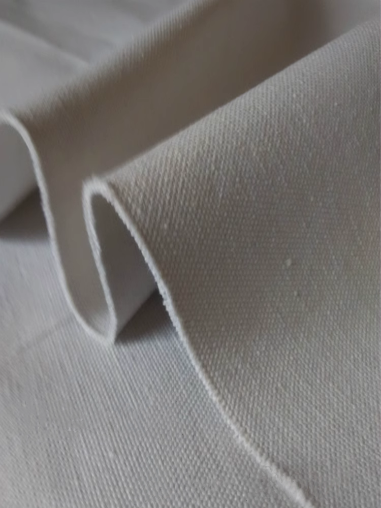 加厚中厚白色内务专用帆布布料