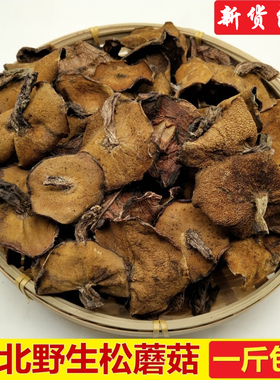 松蘑东北特产野生松蘑菇干货500g松菇粘蛾子松蛾粘团子野生蘑菇