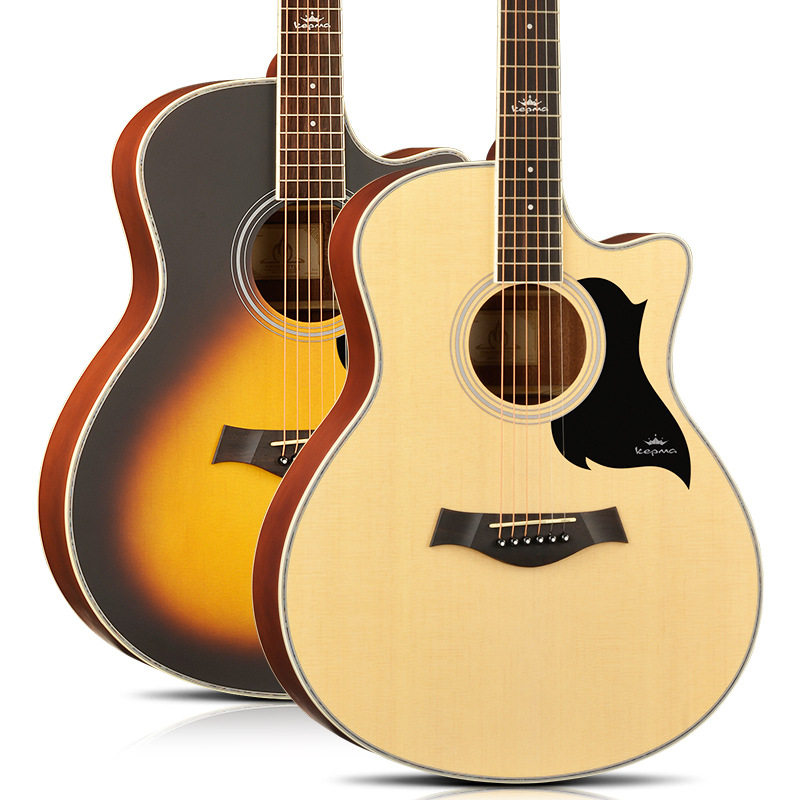 kepma卡普马民谣木吉他A1C/D1C原声初学吉它41寸卡马电箱男女生