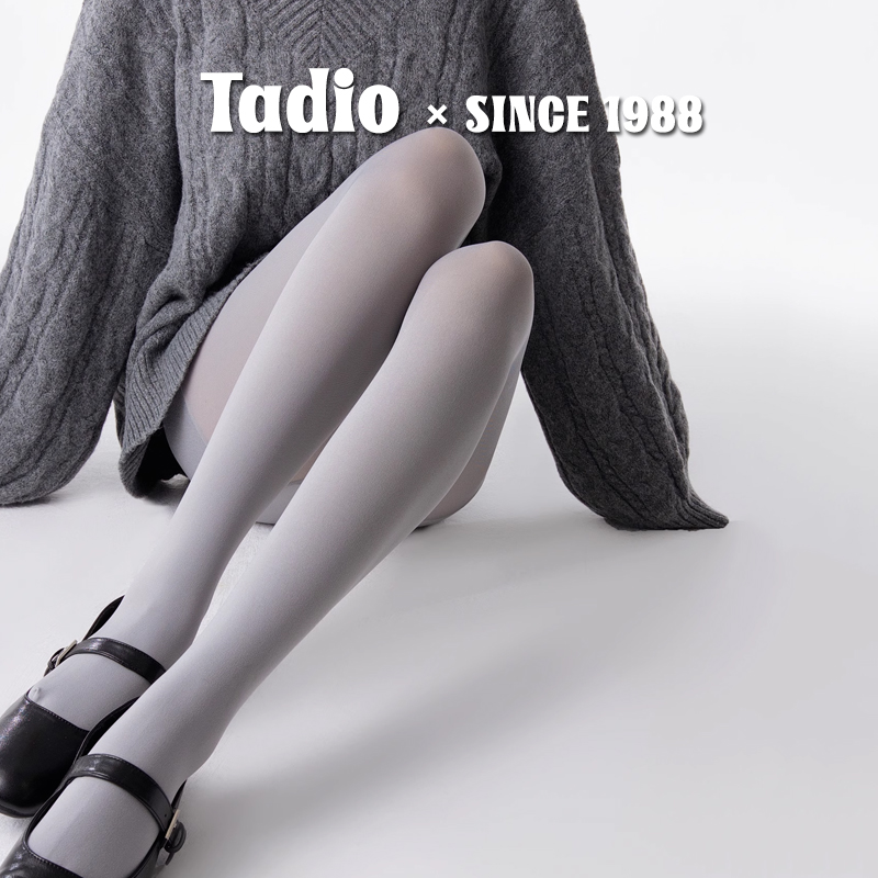 日本慕斯雾面天鹅绒连裤袜高弹收腹塑形日系高腰哑光连裤袜