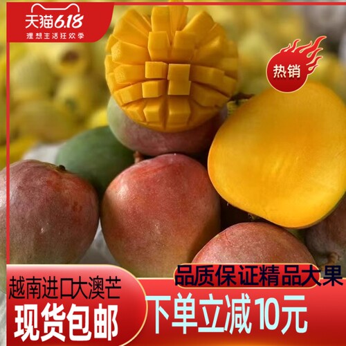 越南进口肉厚甜蜜无丝大芒果