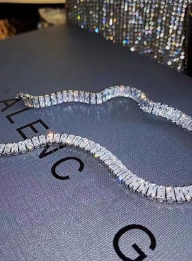 轻奢高级锆石项链简约时尚颈链