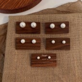 高级珍珠耳钉女小众设计感耳环气质2023年新款 耳饰 潮S925银针爆款