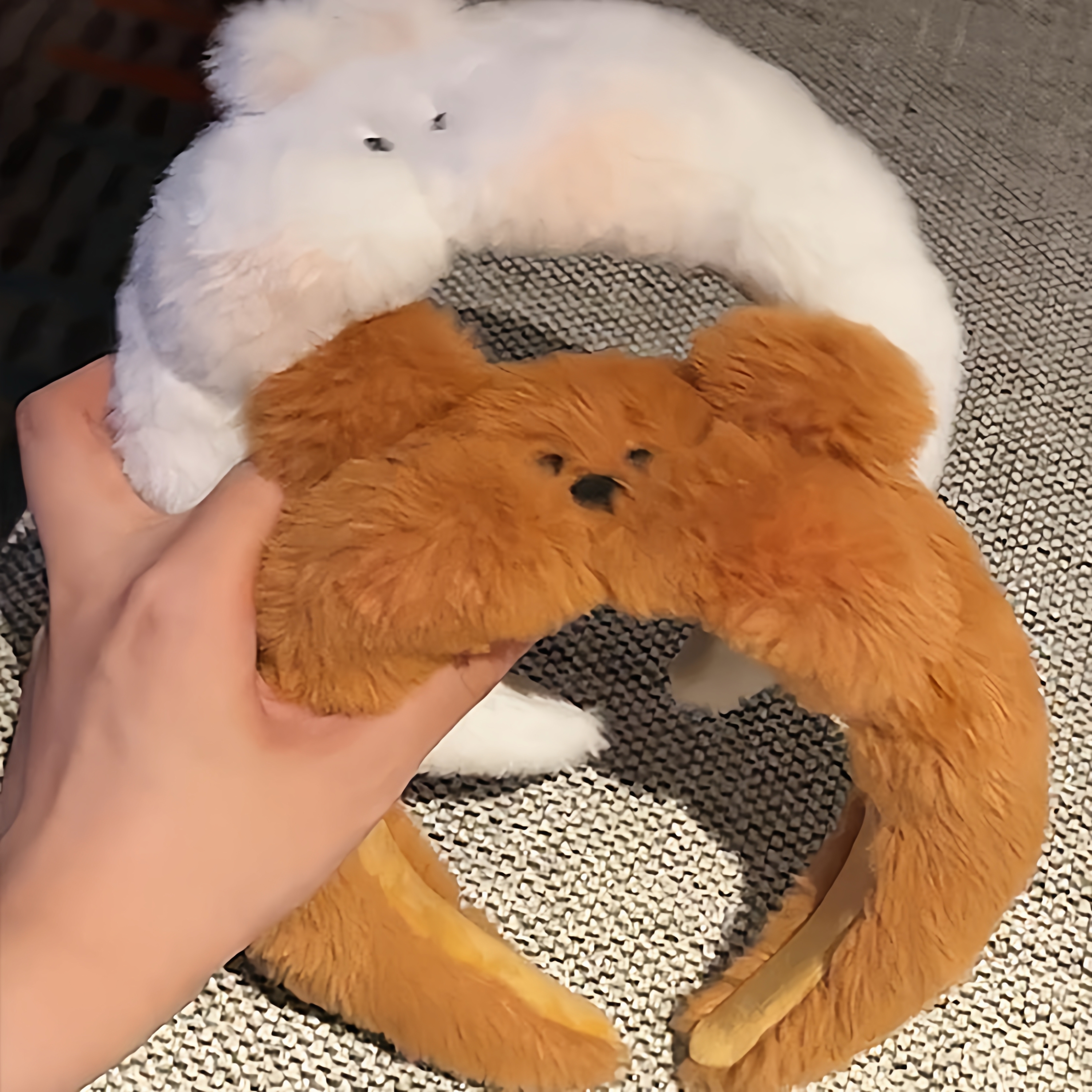 秋冬新款卡通可爱小熊系发箍