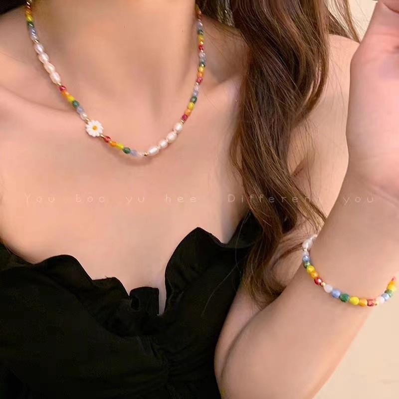 珍珠项链女夏季高级锁骨链