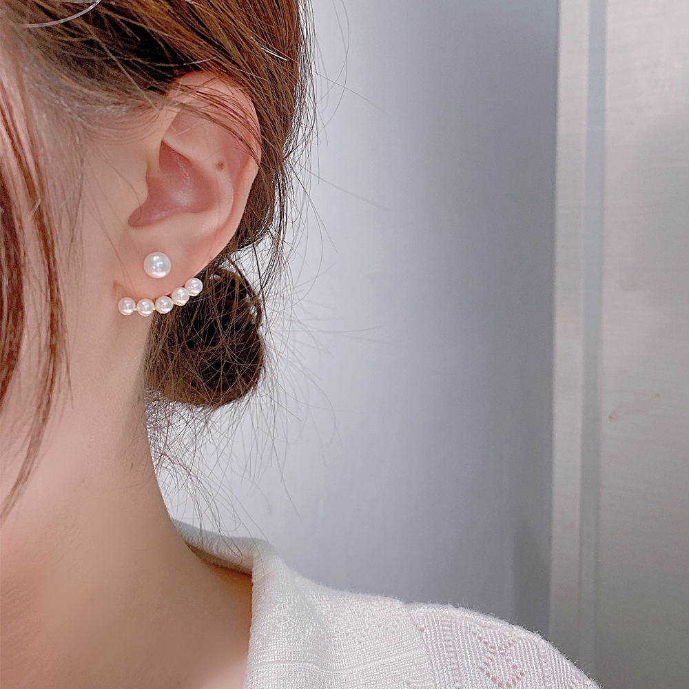 耳钉2021年新款潮洋气夸张带耳垂