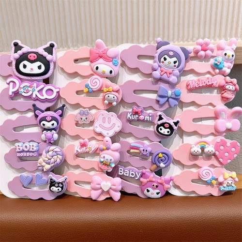 清仓处理儿童发夹蝴蝶结头饰