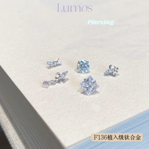 Lumos泠鸢F136钛合金耳钉