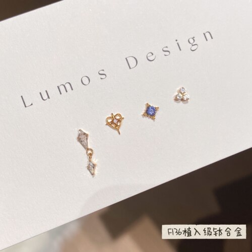 Lumos星芒设计感钛合金耳骨钉