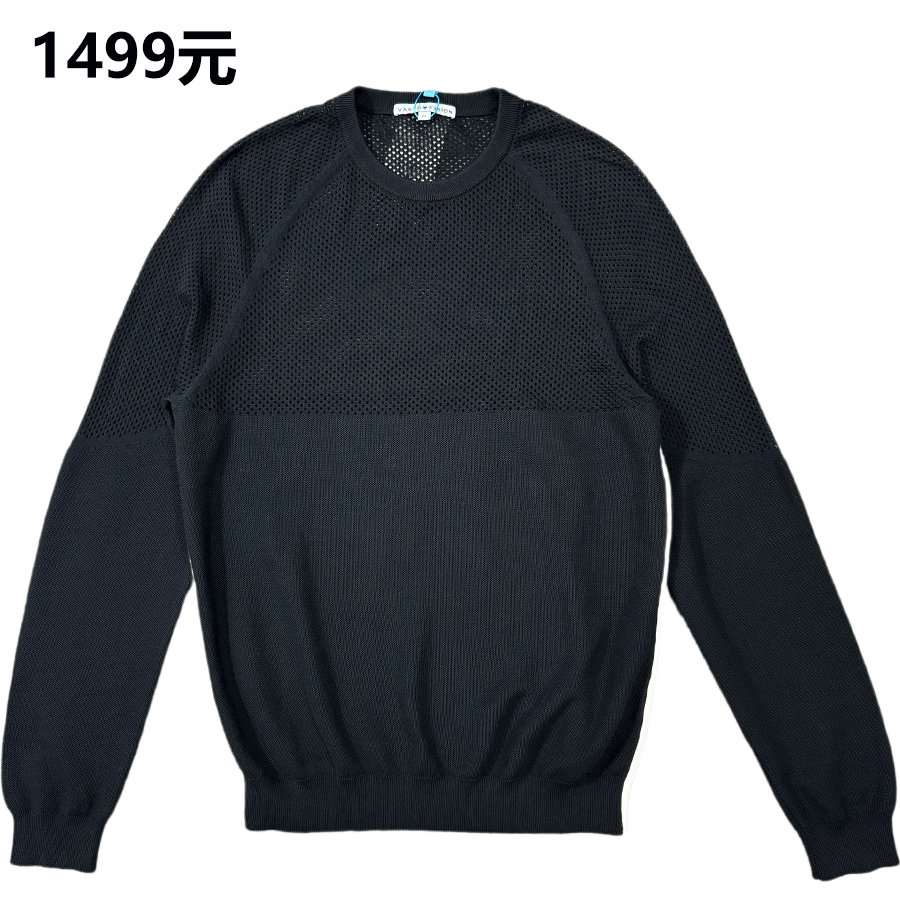 品牌正品1499元男士純棉圓領線衣