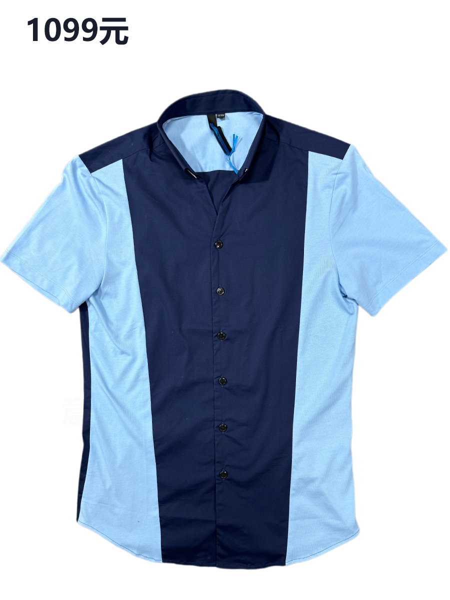 品牌商场1099元男士时尚纯棉衬衣