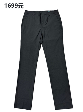 品牌撤柜商场价1699元男士时尚西裤51%羊毛修身版型商务长裤黑色
