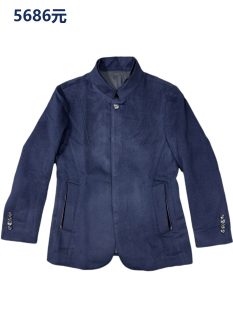 专柜正品撤柜5686元男士秋冬商务羊毛大衣羊绒中长款时尚休闲修身