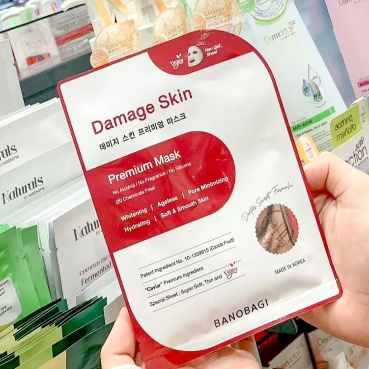 DamageSkin华面膜修护受损肌肤