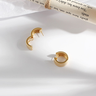 方脸适合的耳环小众潮时尚欧美百搭港风个性甜酷超新耳饰短发耳钉