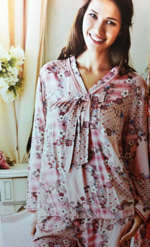 汝斯芬正品专柜女装长袖睡衣家居服女士230797