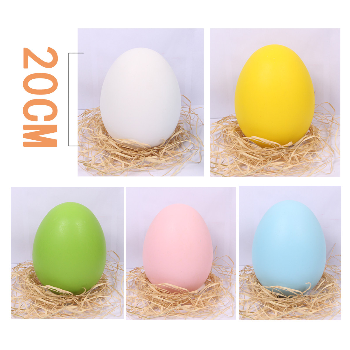 20cm复活节超级大彩蛋儿童DIY 手工制作手绘 白模填色 鸡蛋蛋窝,玩具/童车/益智/积木/模型,白模填色/模具彩绘/石膏娃娃,淘宝优惠券,粉丝福利购,淘宝优惠卷