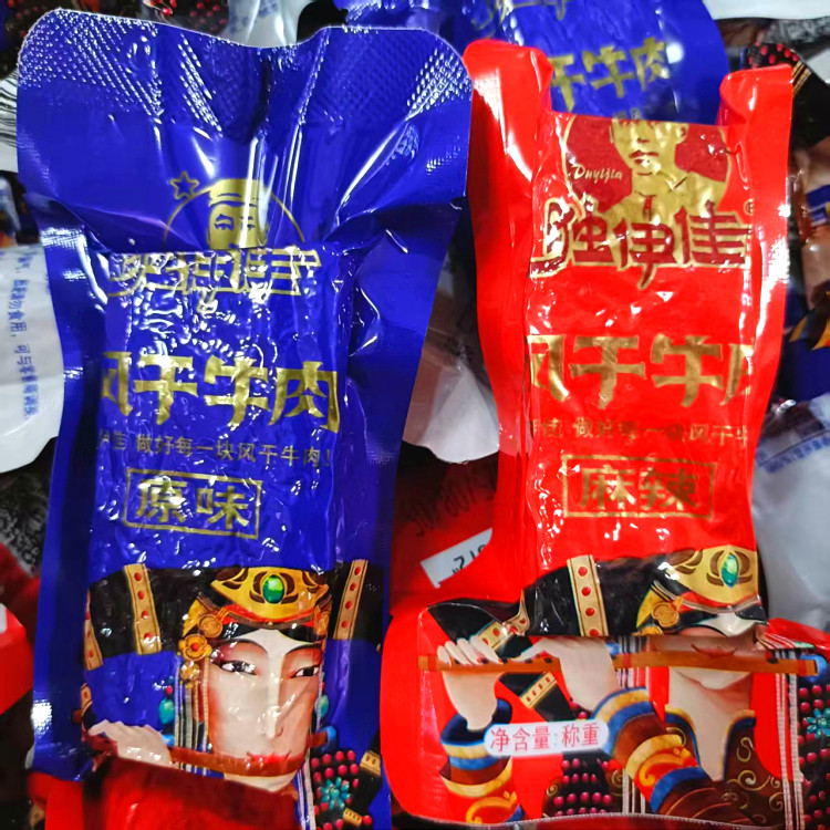 独伊佳风干牛肉独伊佳原味麻辣味可选500克/袋