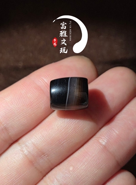 缠丝玛瑙直切配珠文玩佛珠配饰