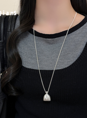 2026新款简约百搭锦囊毛衣链女