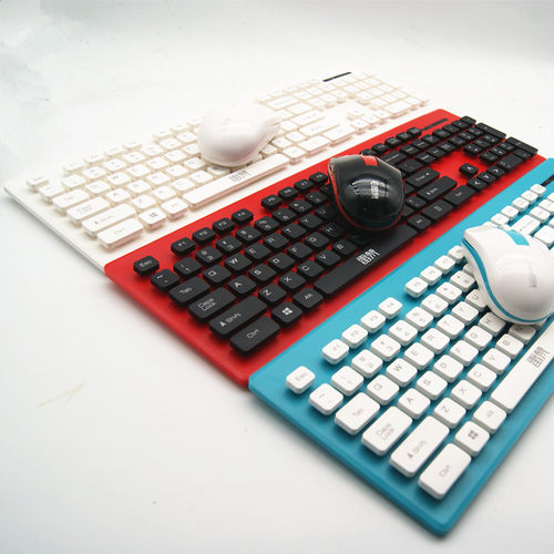 雷梵MK6000无线键鼠套装多彩