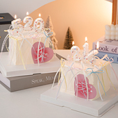 2.14情人节网红蛋糕装 饰520数字告白蜡烛插件love you爱心卡片