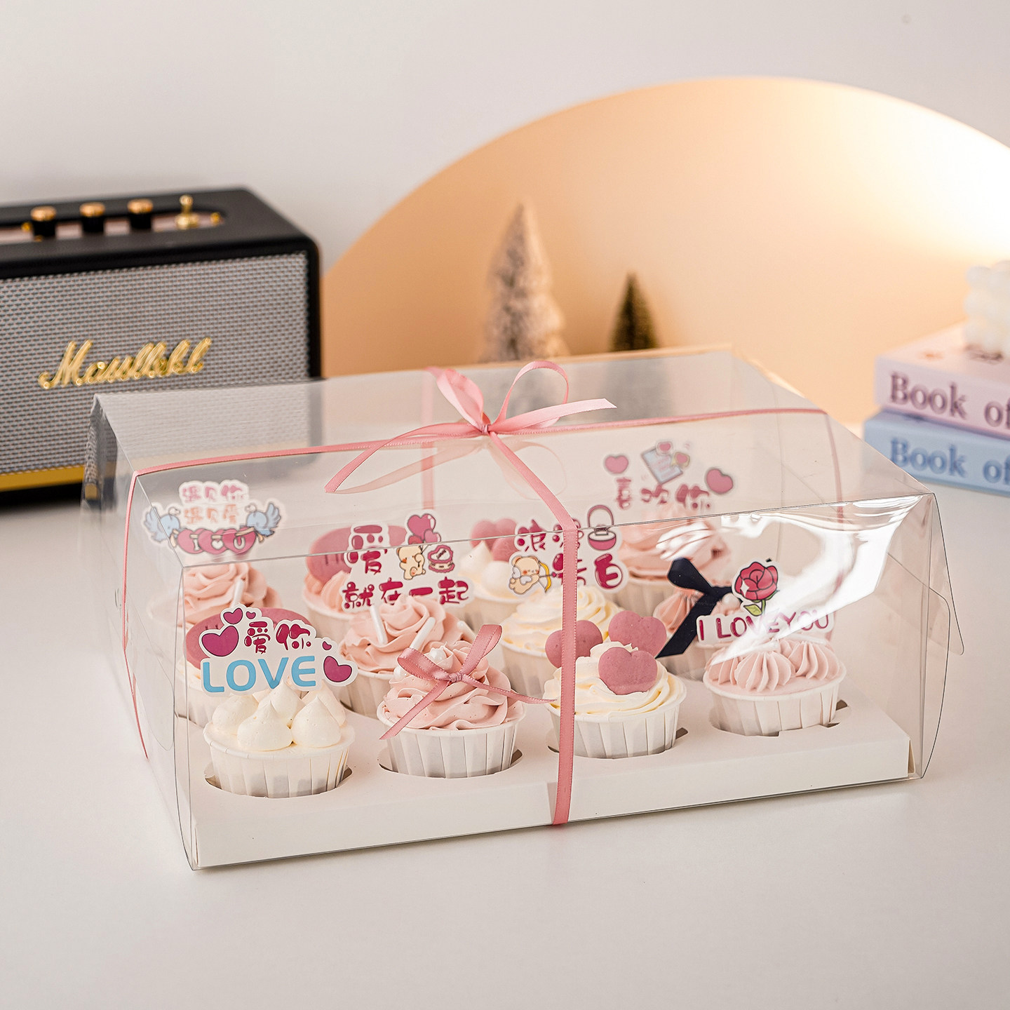 2.14情人节浪漫告白纸杯蛋糕装饰喜欢你爱就在一起情侣表白插牌,节庆用品/礼品,节日装扮用品,淘宝优惠券,粉丝福利购,淘宝优惠卷