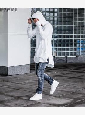 shirts for men hoodies 男 white shirt coat men 多拉链卫衣男