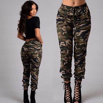 Женщин-слаксы Camouflage pants for women女休闲裤