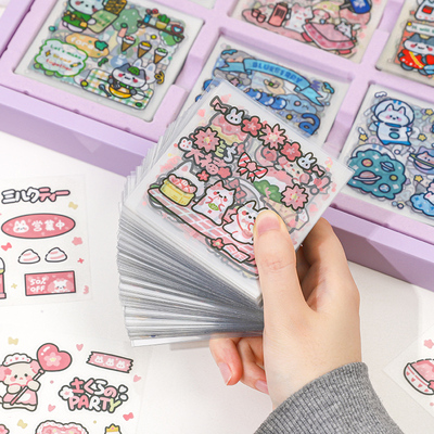 waterproof asthetic stickers sticker set 日韩可爱贴纸樱花