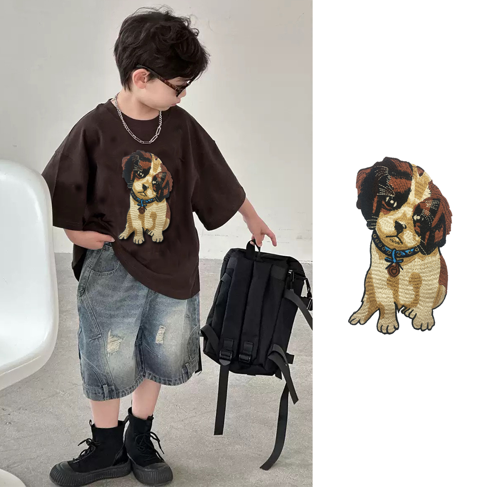 大号刺绣儿童布贴衣服diy补丁贴