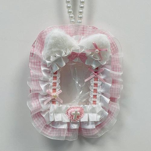 猫耳兔耳挂件卡套手作成品谷美