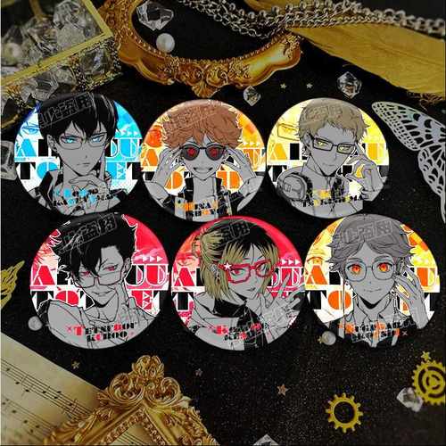 排球少年同人谷吧唧周边反光徽章