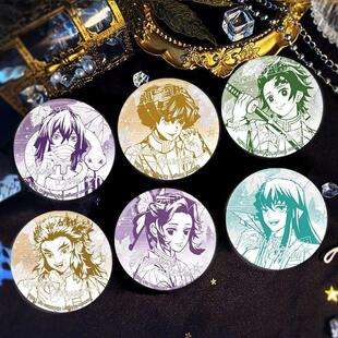 画师授权鬼灭之刃周边富冈义勇祢豆子蝴蝶忍小芭内善逸无一郎吧唧