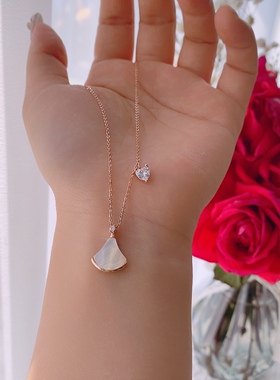 【正品】新加坡品牌chomel贝母扇子项链