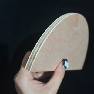 半圆形木板圆木片模型材料手工diy装饰原创摄影道具杨木多层板