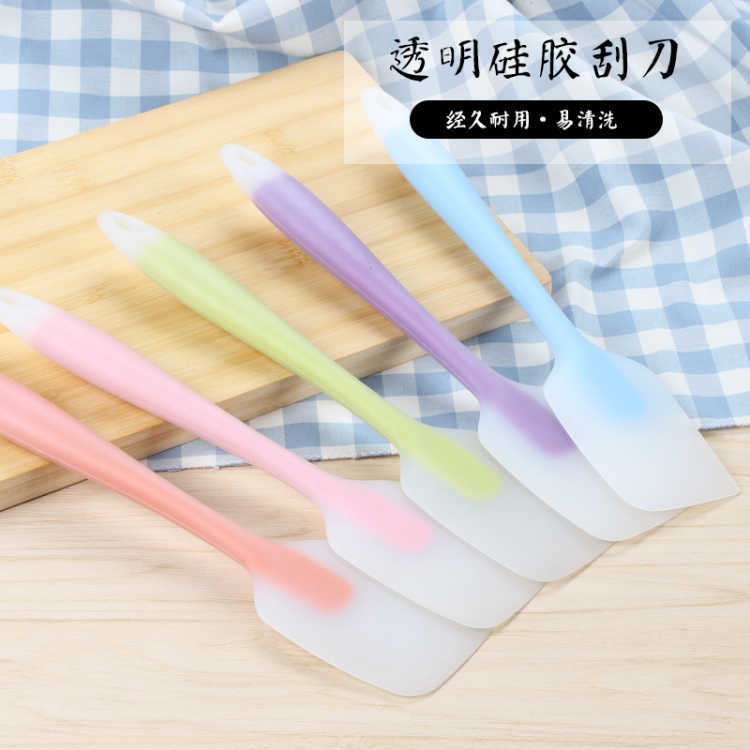 一体式透明硅胶刮刀 烘焙工具做其它烘焙器具