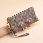 小手拿包薄款 2025新款 钱包女款 拉链女士手机零钱包妈妈软皮钱夹