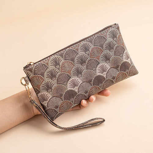 2026新款钱包女款小手拿包薄款拉链女士手机零钱包妈妈软皮钱夹