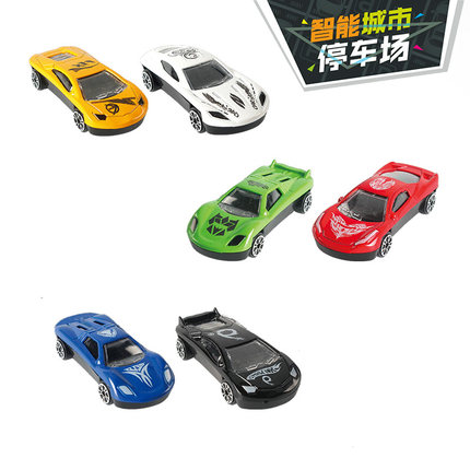俞氏兴玩具配件停车场合金小汽车赛车跑车