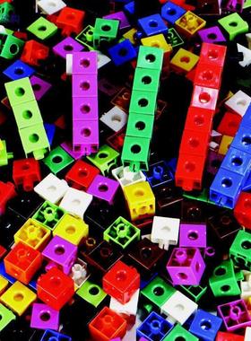 现货速发 Childcraft 264681 Linking Cubes, 0.75,