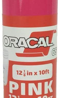 美国Oracal 651 Pink Craft Vinyl Adhesive ，Gloss Finish