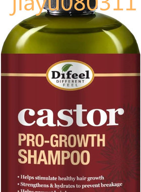 美国Difeel Castor Pro-Growth Shampoo 12 oz.