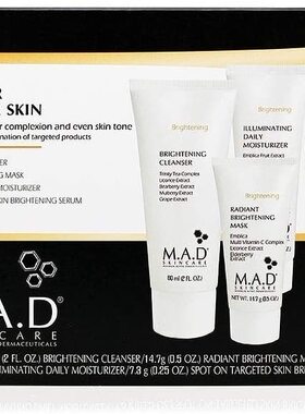 美国M.A.D Discover Brighter Skin Travel System Set