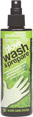 gloveglu Men's Wash and Prepare Goalkeeper Glove-Black, 250m